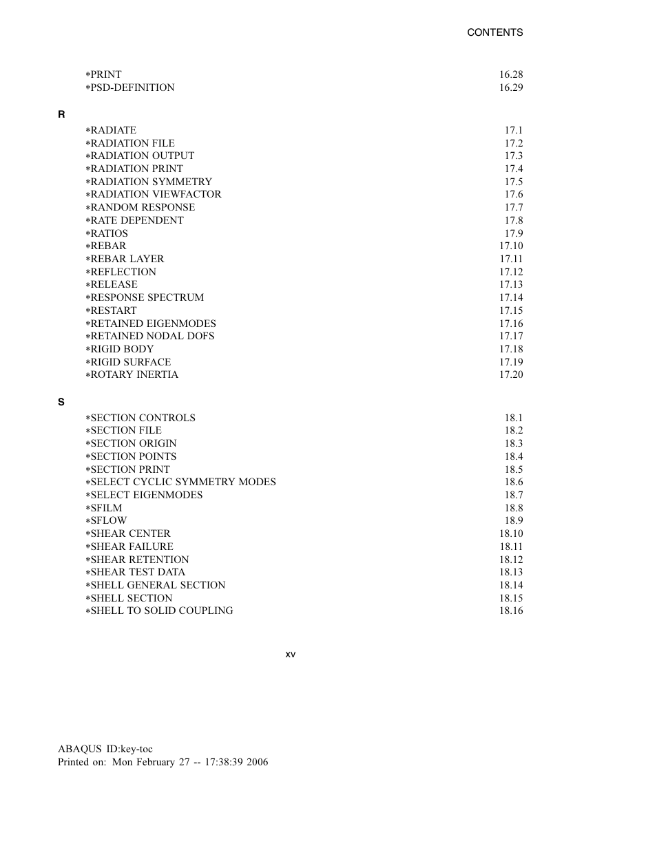 ABAQUS Volume II: I–Z User Manual | Page 17 / 628