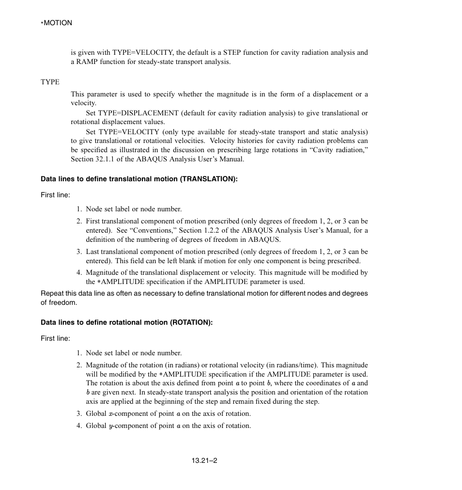 ABAQUS Volume II: I–Z User Manual | Page 170 / 628