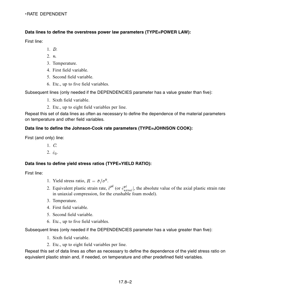 ABAQUS Volume II: I–Z User Manual | Page 332 / 628