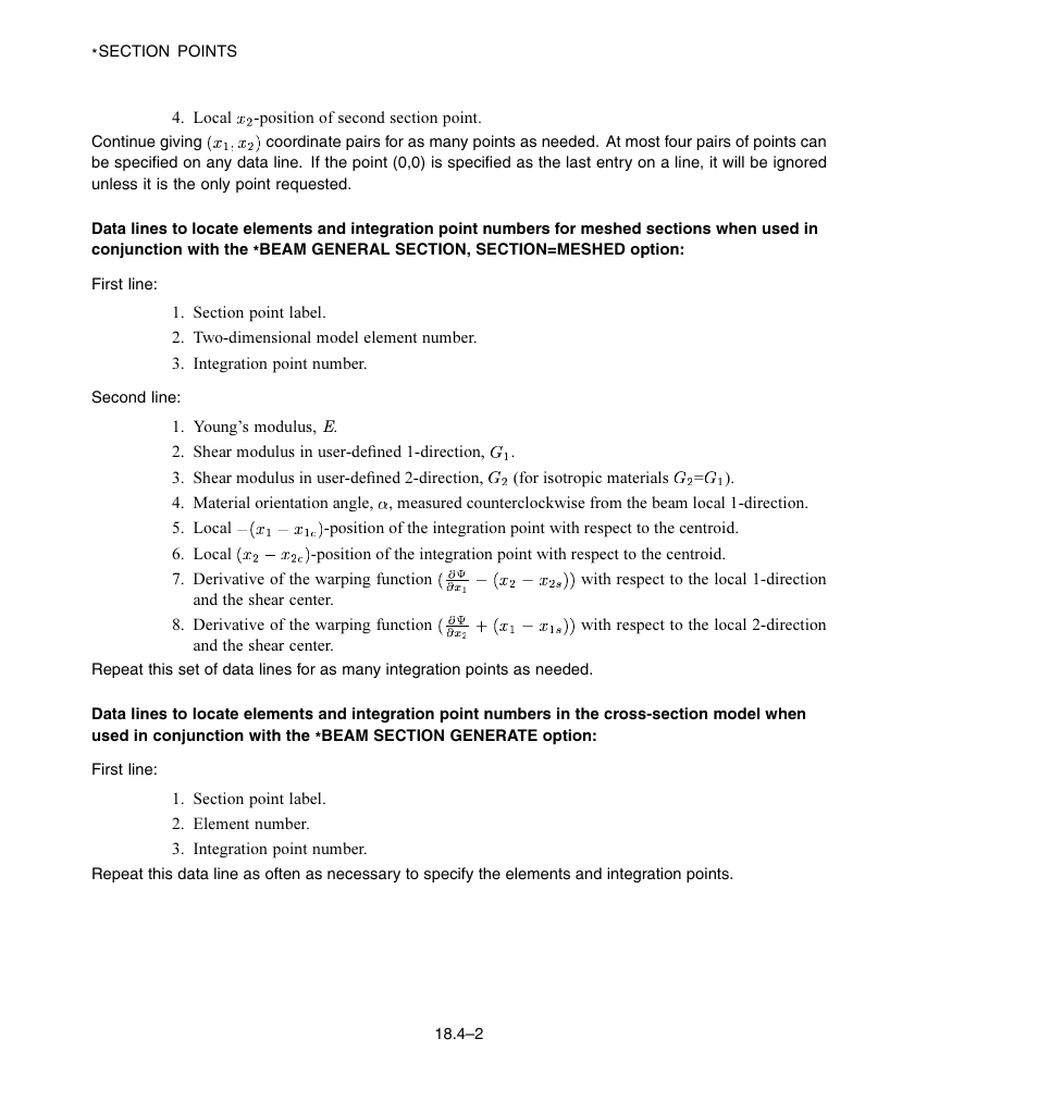 ABAQUS Volume II: I–Z User Manual | Page 394 / 628