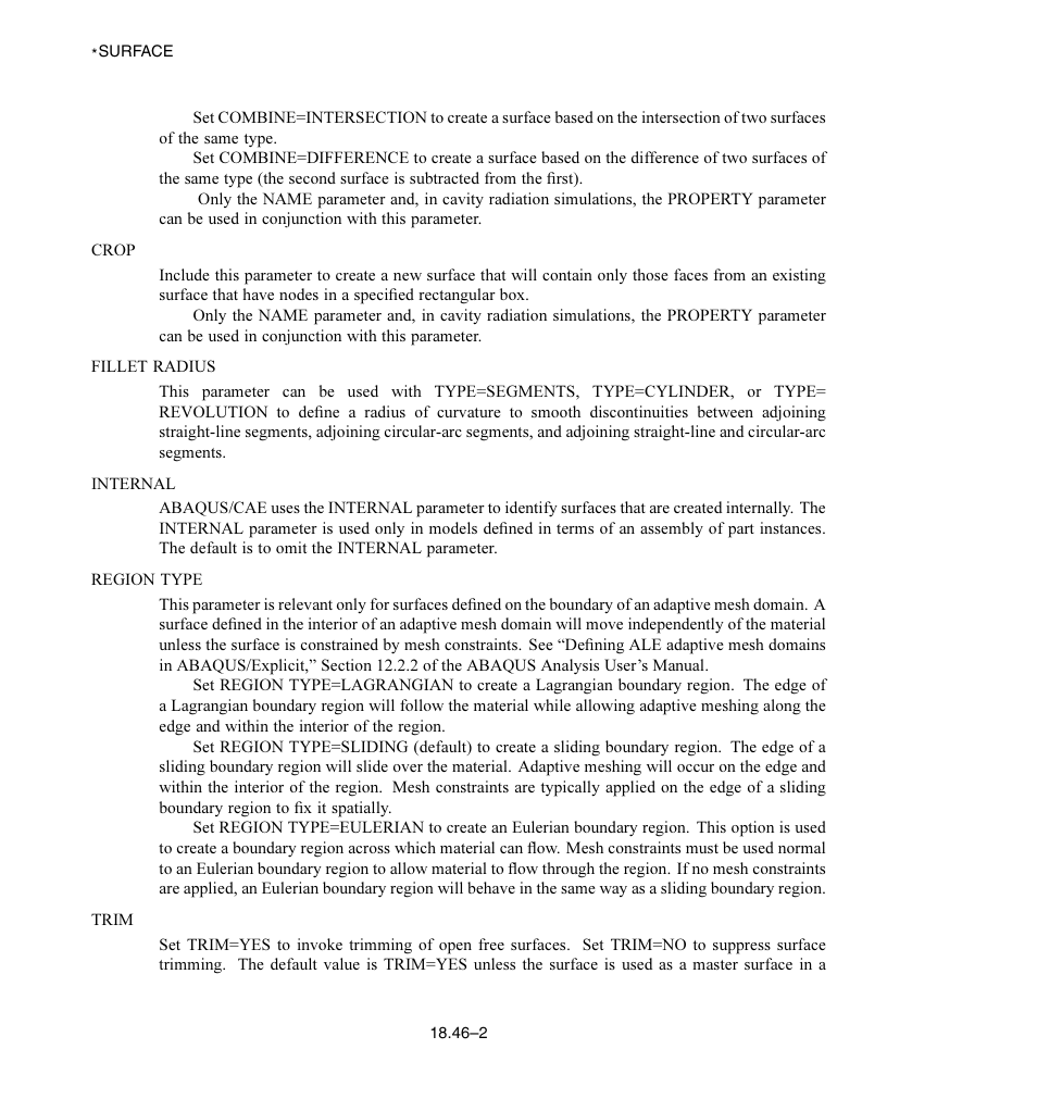 ABAQUS Volume II: I–Z User Manual | Page 502 / 628