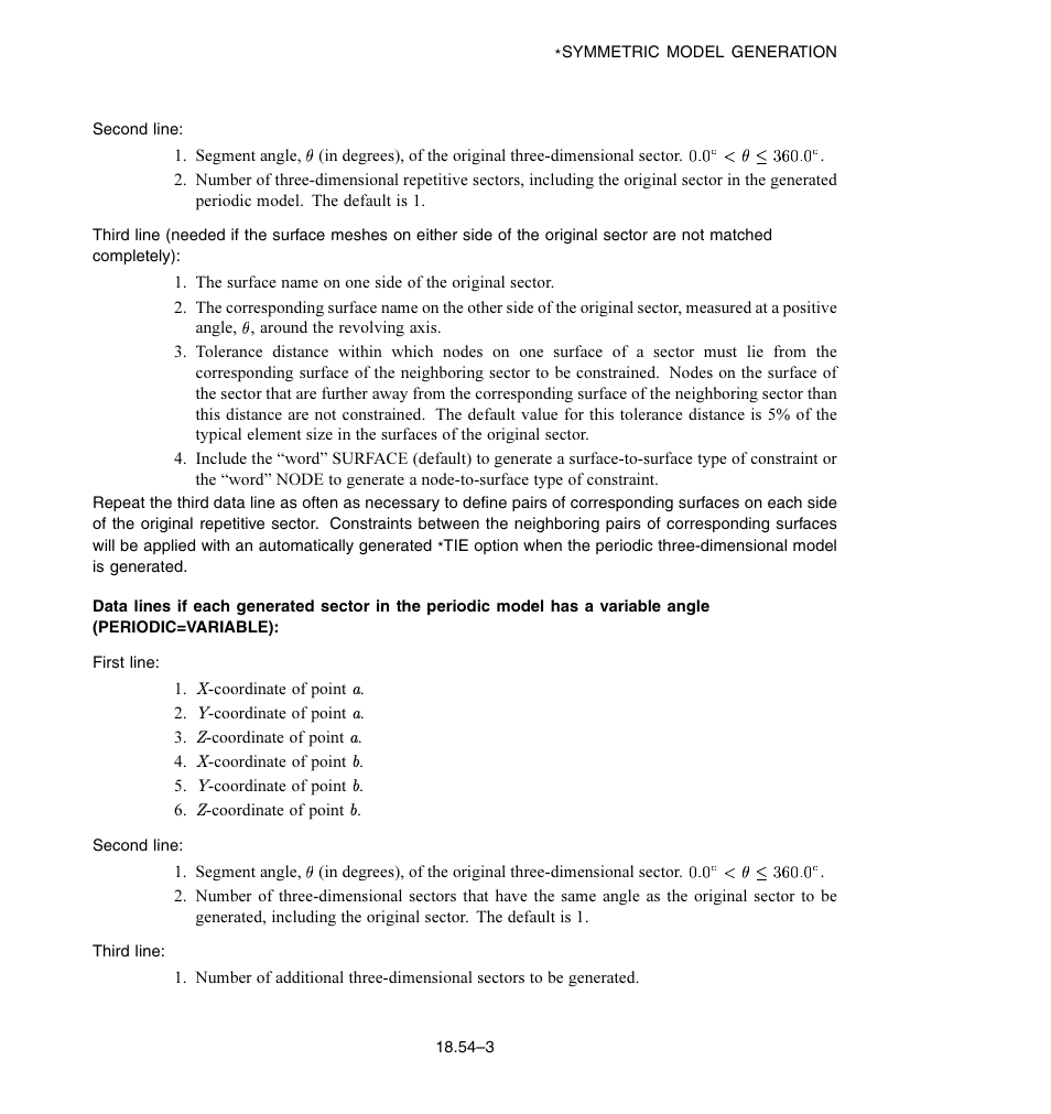 ABAQUS Volume II: I–Z User Manual | Page 533 / 628