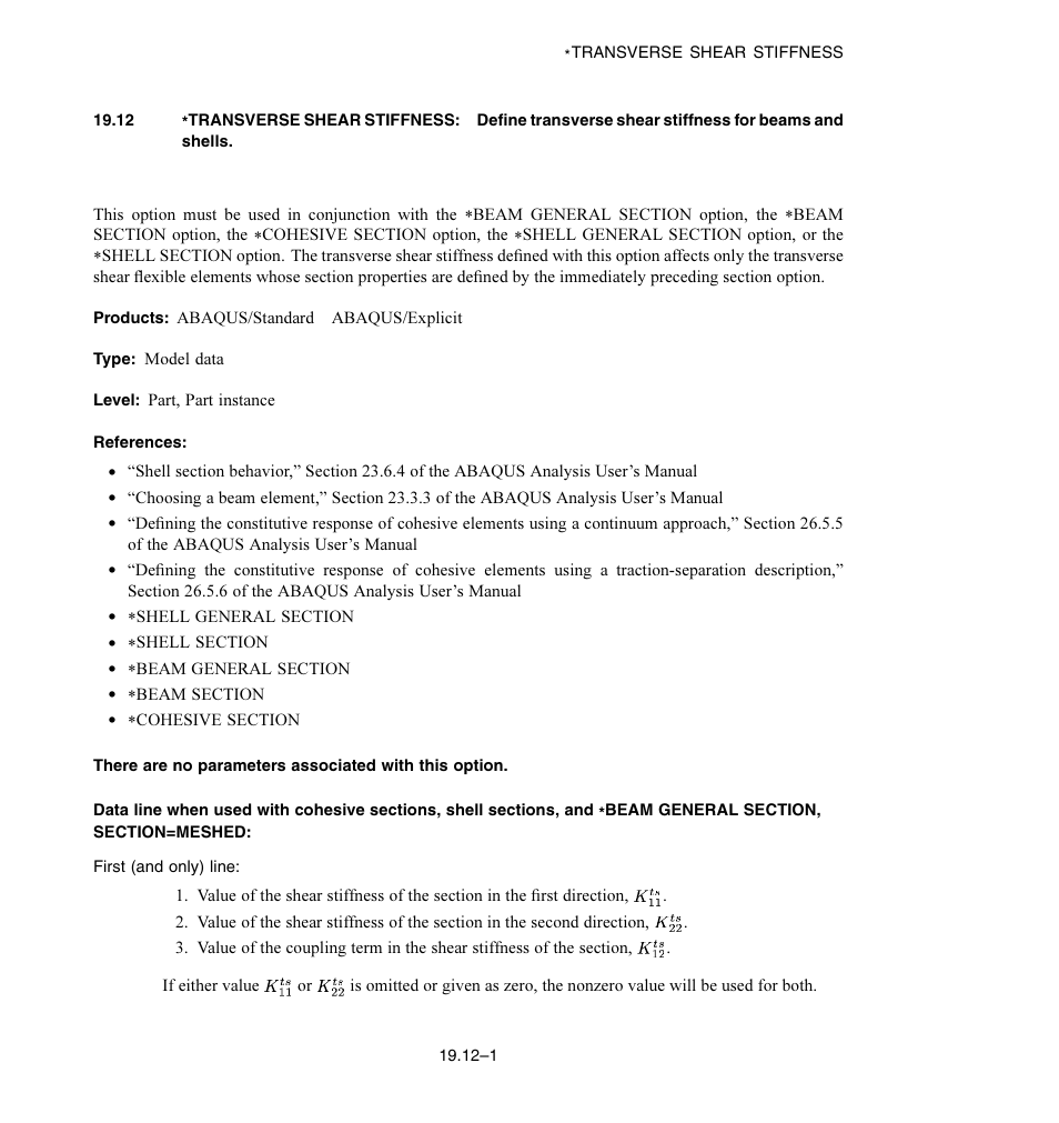 ABAQUS Volume II: I–Z User Manual | Page 573 / 628