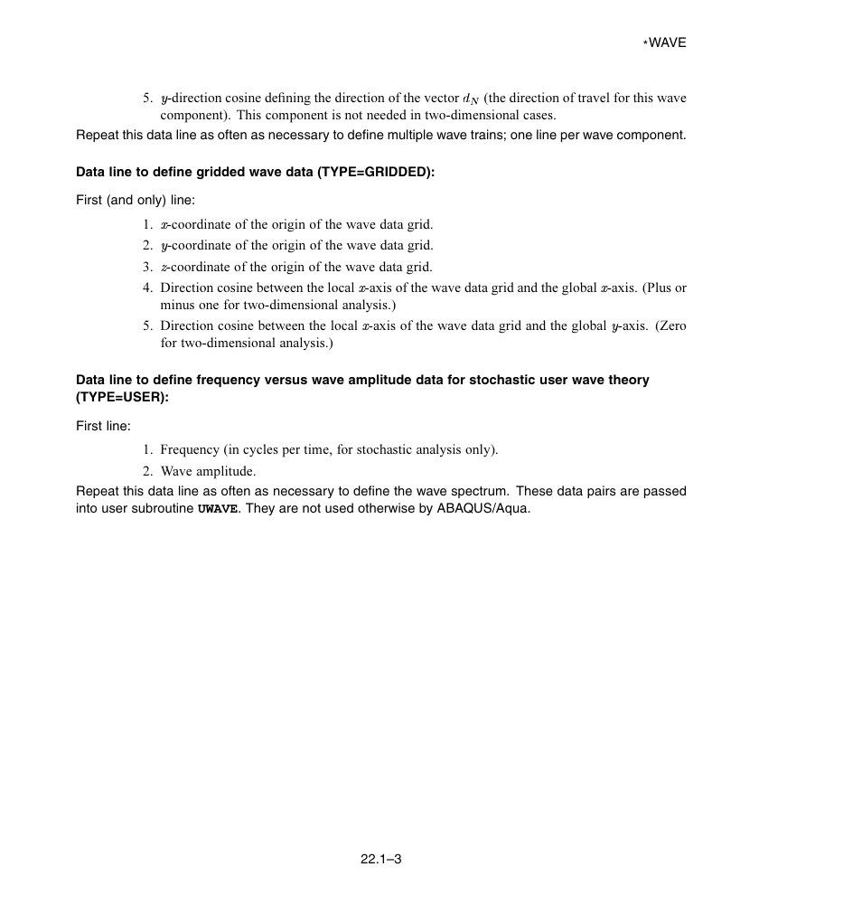 ABAQUS Volume II: I–Z User Manual | Page 625 / 628