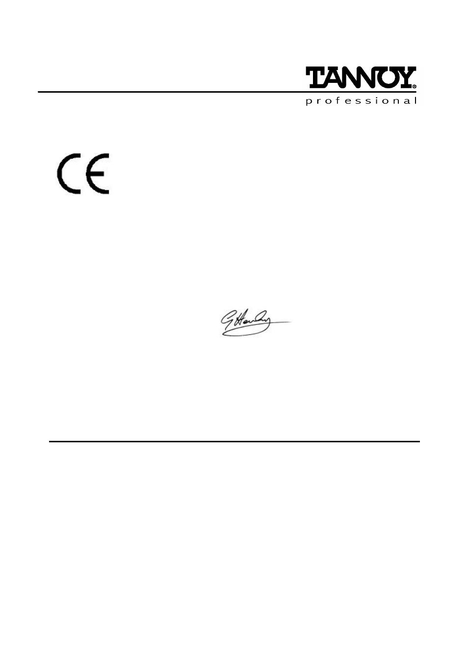 Tannoy V300 User Manual | Page 18 / 18