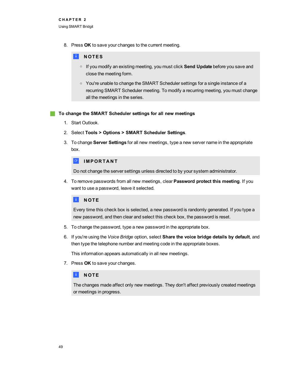 Smart Technologies Bridgit 4.5 User Manual | Page 51 / 62