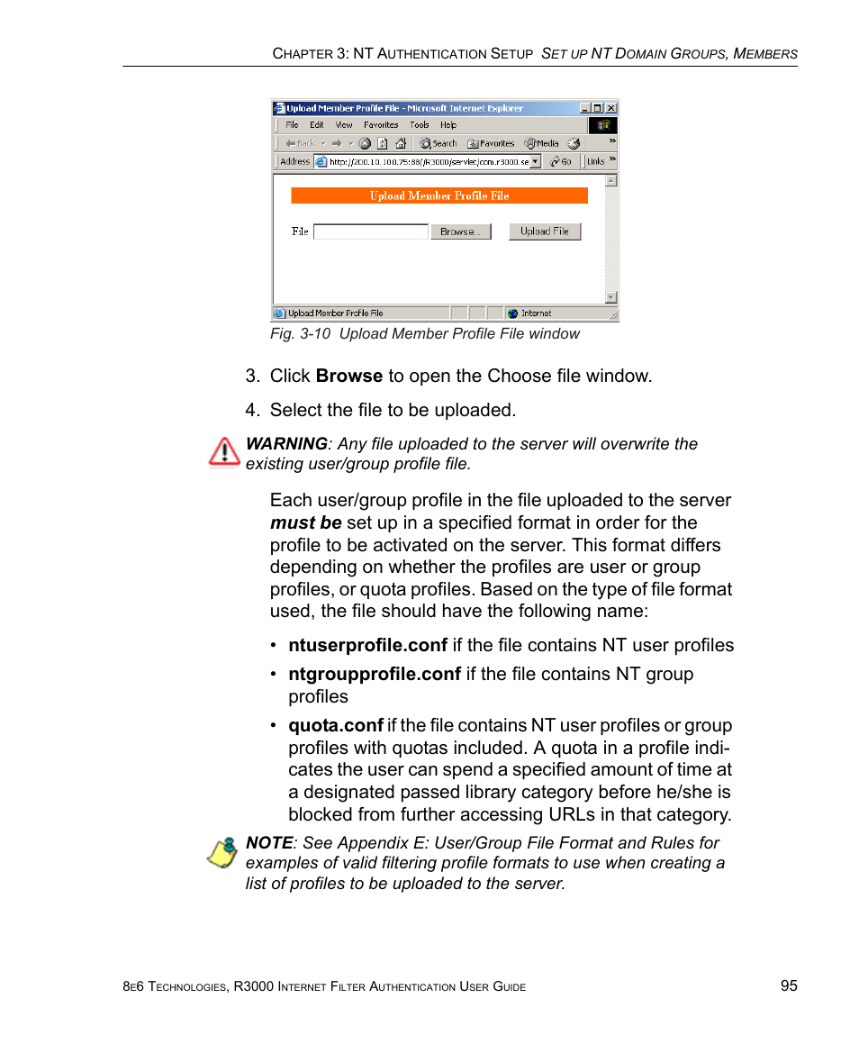 8e6 Technologies Enterprise Filter Authentication R3000 User Manual | Page 109 / 333