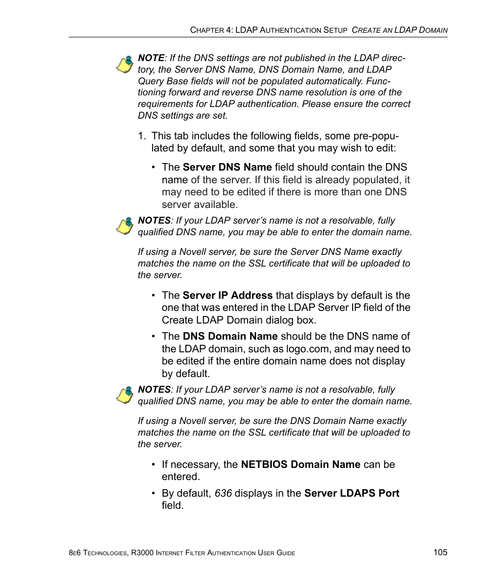 8e6 Technologies Enterprise Filter Authentication R3000 User Manual | Page 119 / 333