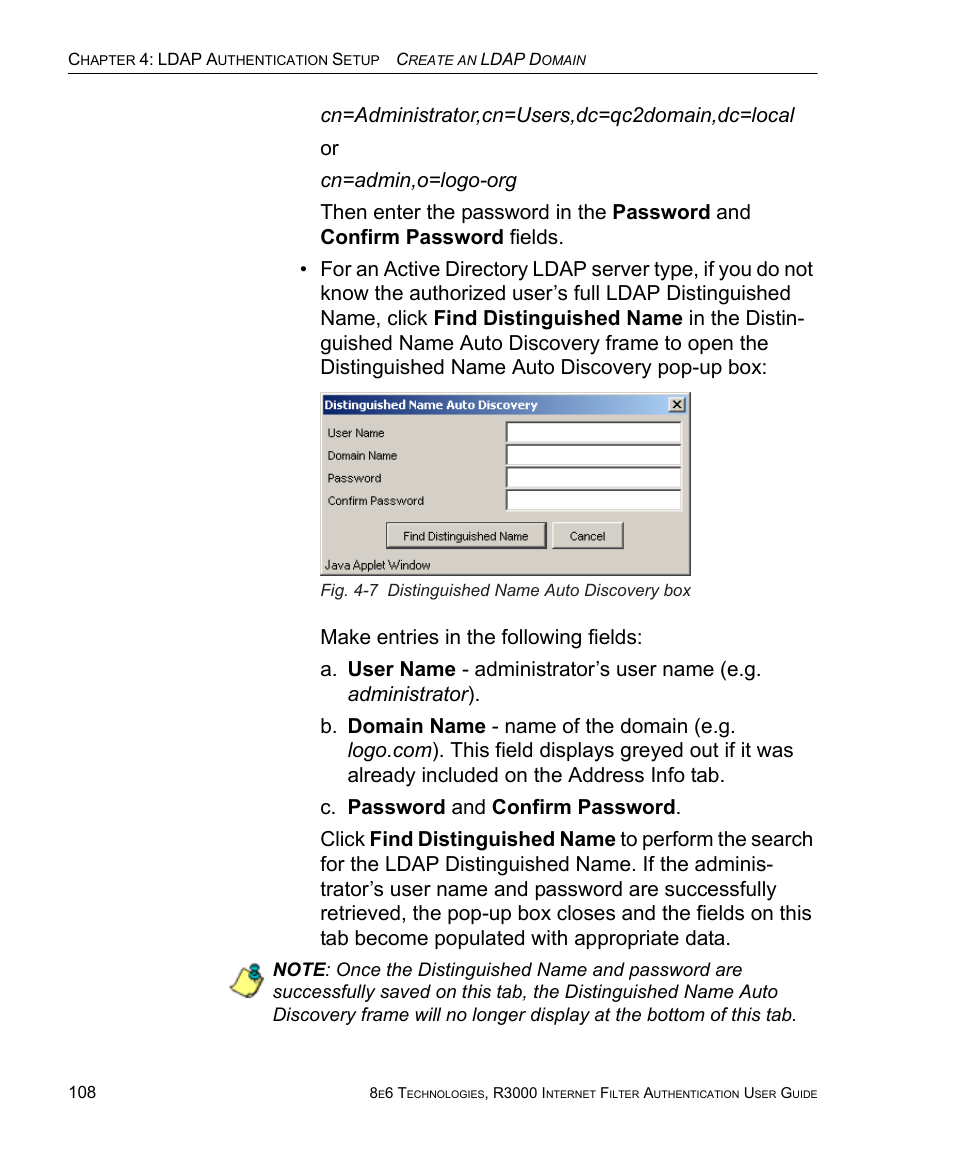 8e6 Technologies Enterprise Filter Authentication R3000 User Manual | Page 122 / 333