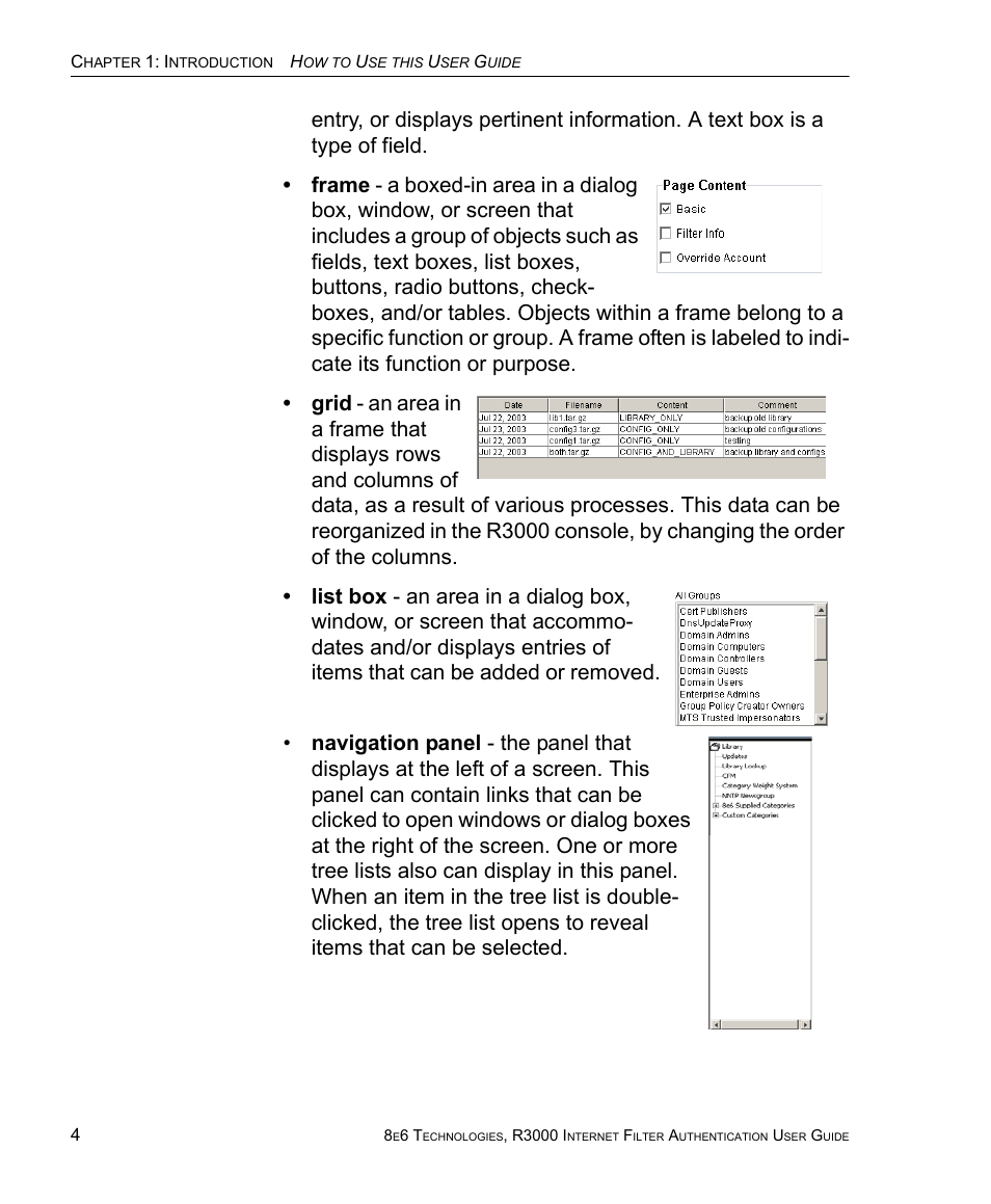 8e6 Technologies Enterprise Filter Authentication R3000 User Manual | Page 18 / 333