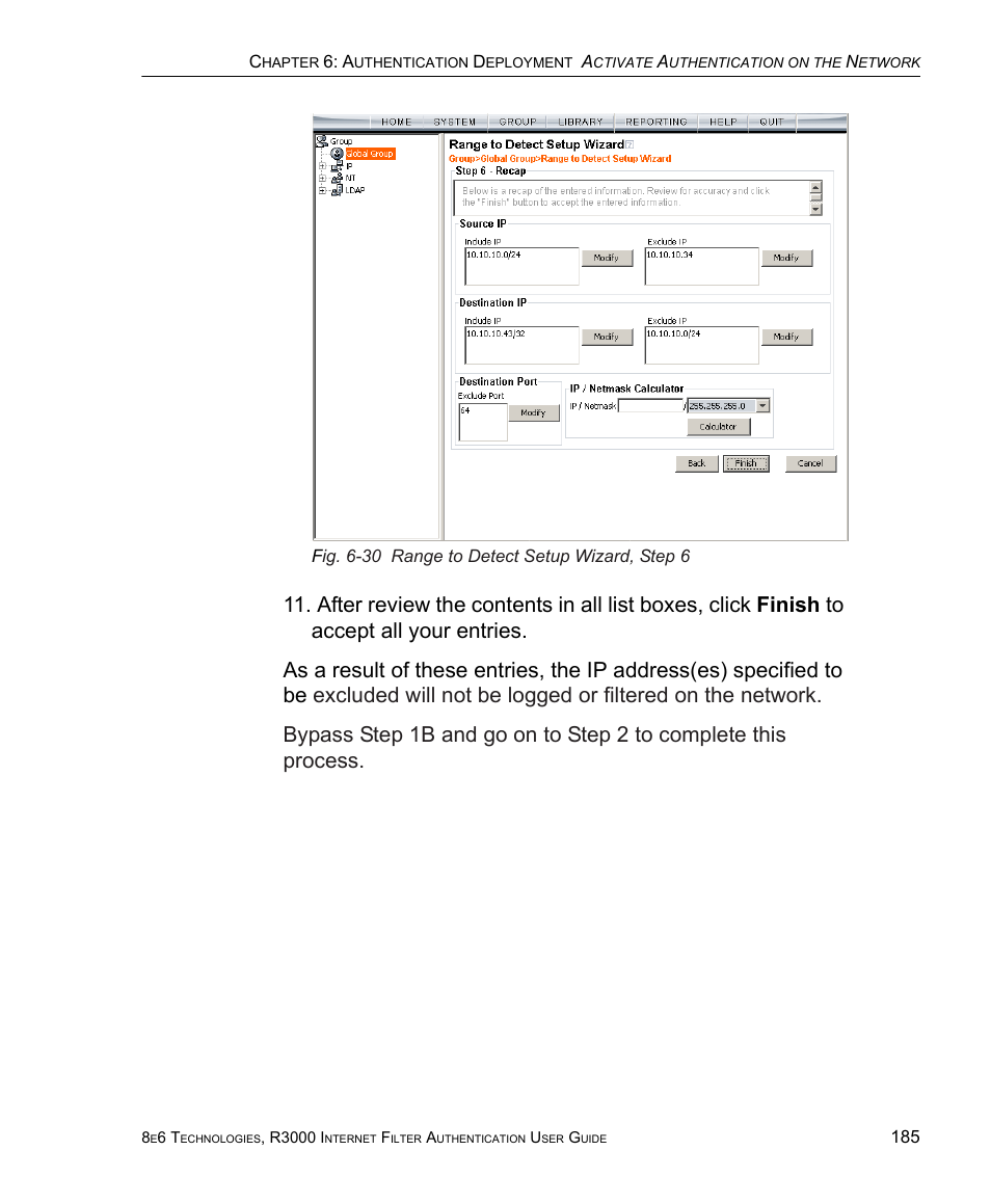 8e6 Technologies Enterprise Filter Authentication R3000 User Manual | Page 199 / 333