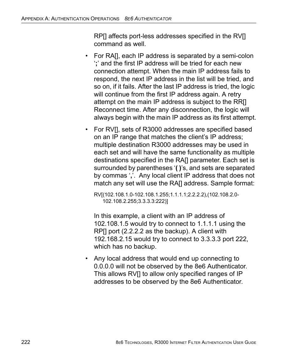 8e6 Technologies Enterprise Filter Authentication R3000 User Manual | Page 236 / 333