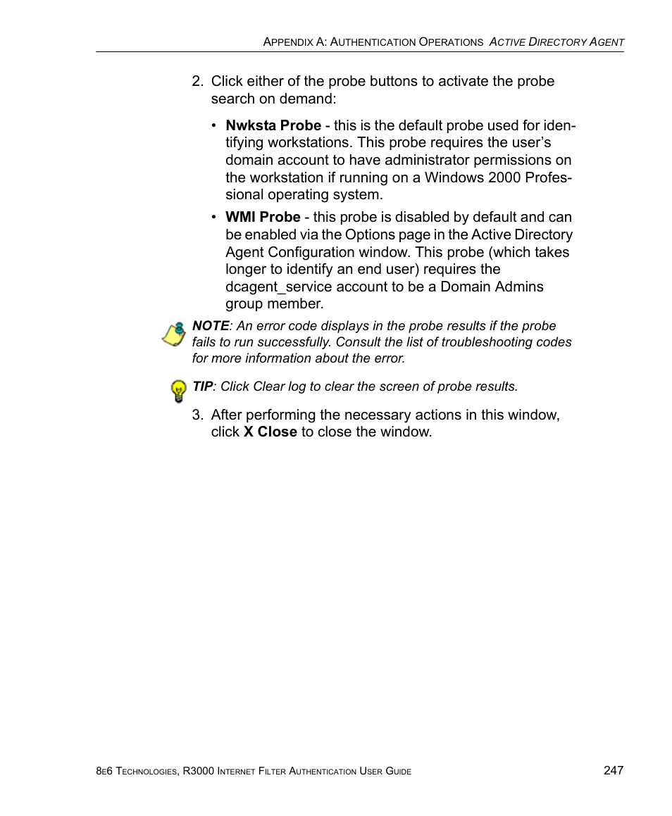 8e6 Technologies Enterprise Filter Authentication R3000 User Manual | Page 261 / 333