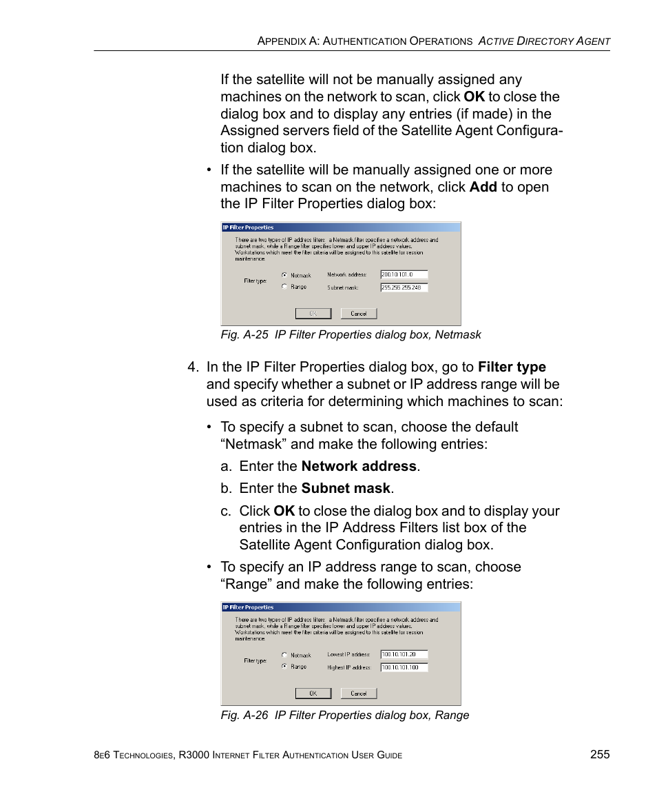 8e6 Technologies Enterprise Filter Authentication R3000 User Manual | Page 269 / 333