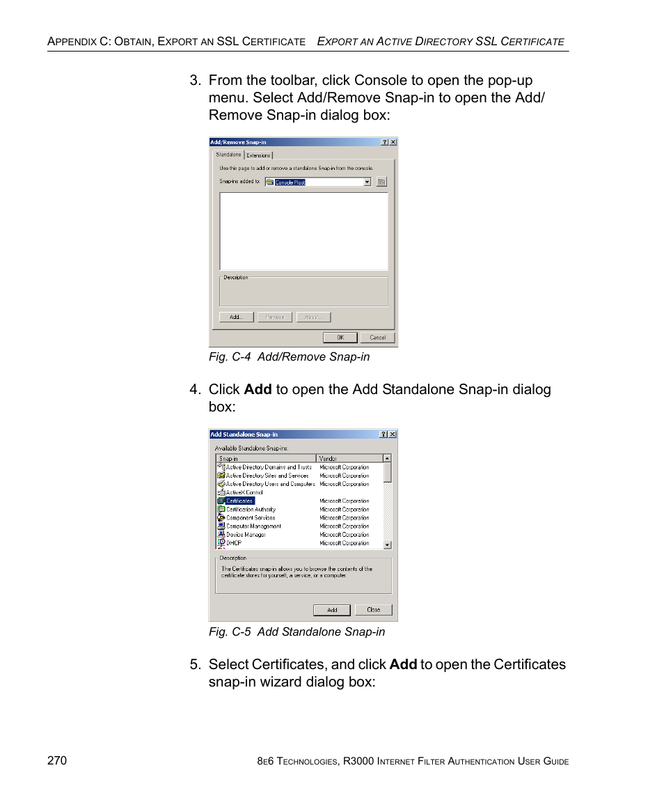 8e6 Technologies Enterprise Filter Authentication R3000 User Manual | Page 284 / 333