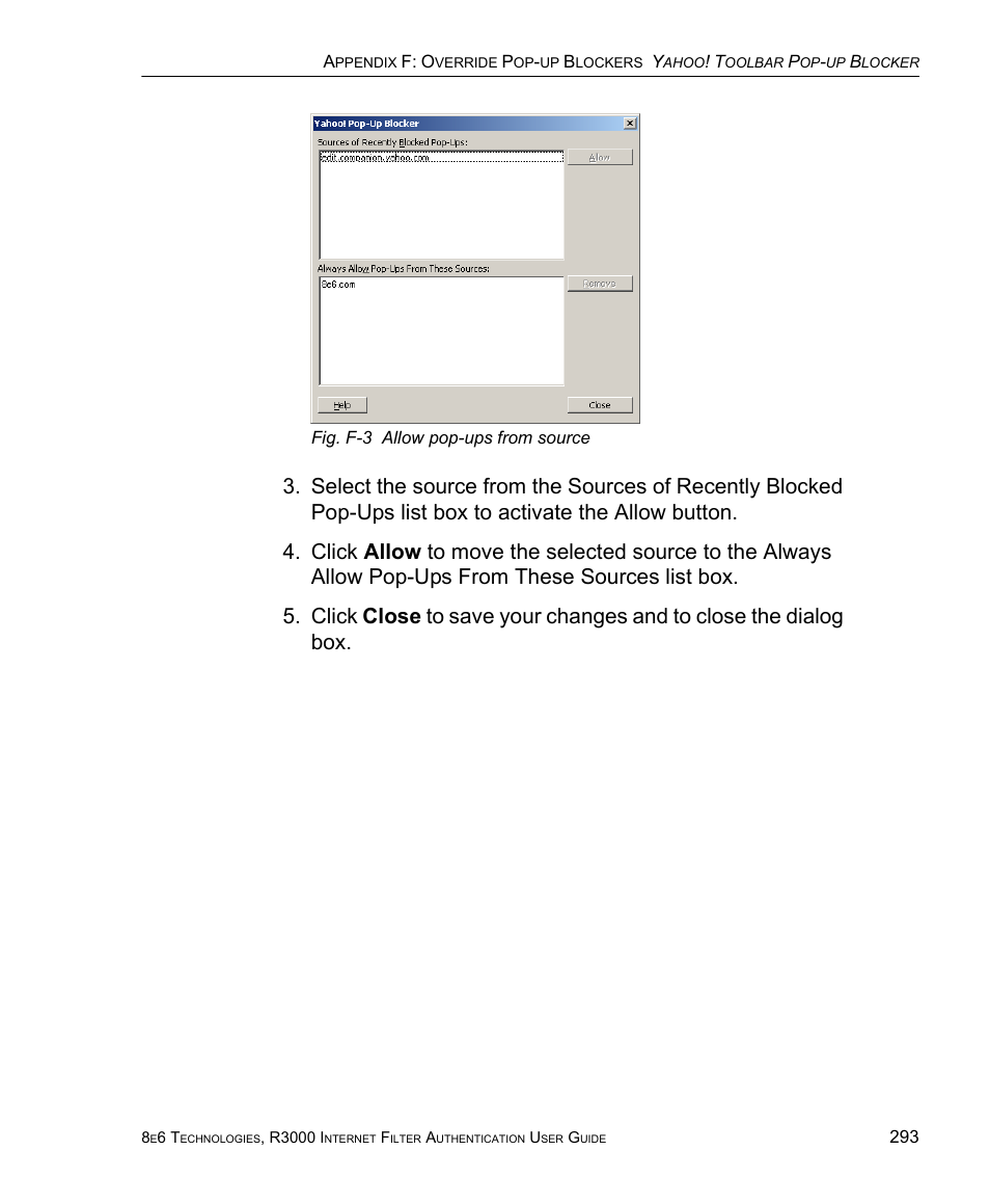 8e6 Technologies Enterprise Filter Authentication R3000 User Manual | Page 307 / 333