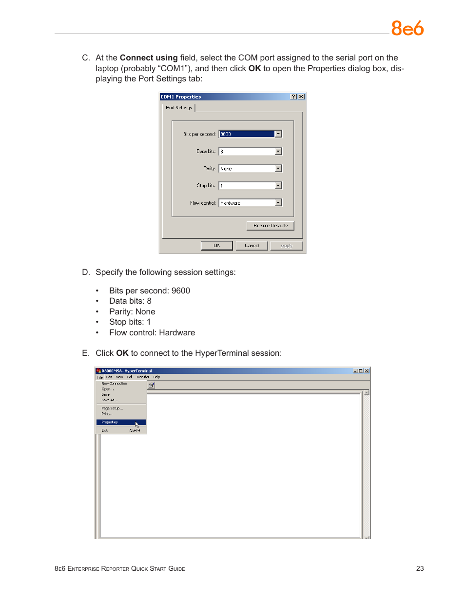 8e6 Technologies Enterprise Reporter SL-002-002 User Manual | Page 27 / 76