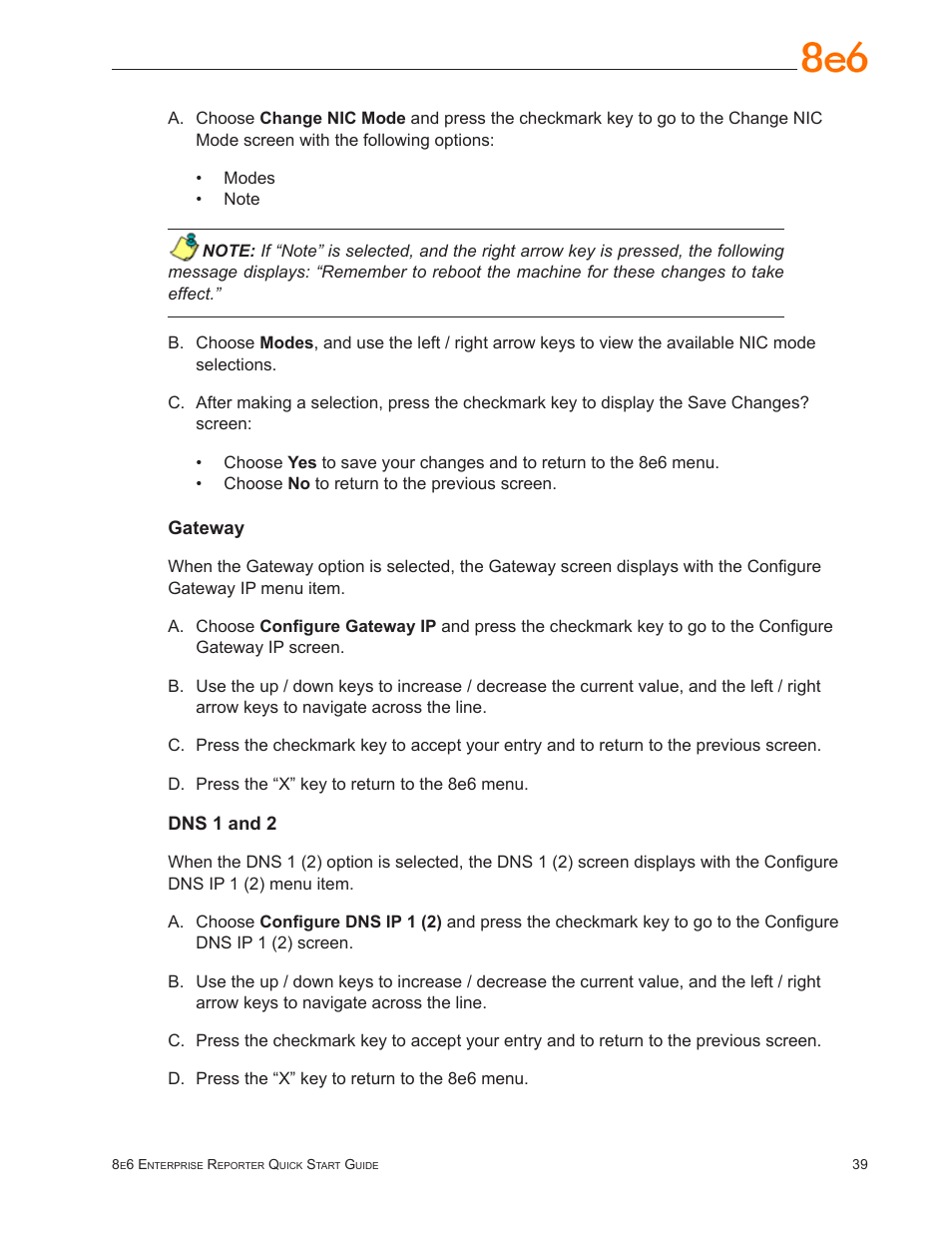 8e6 Technologies Enterprise Reporter SL-002-002 User Manual | Page 43 / 76