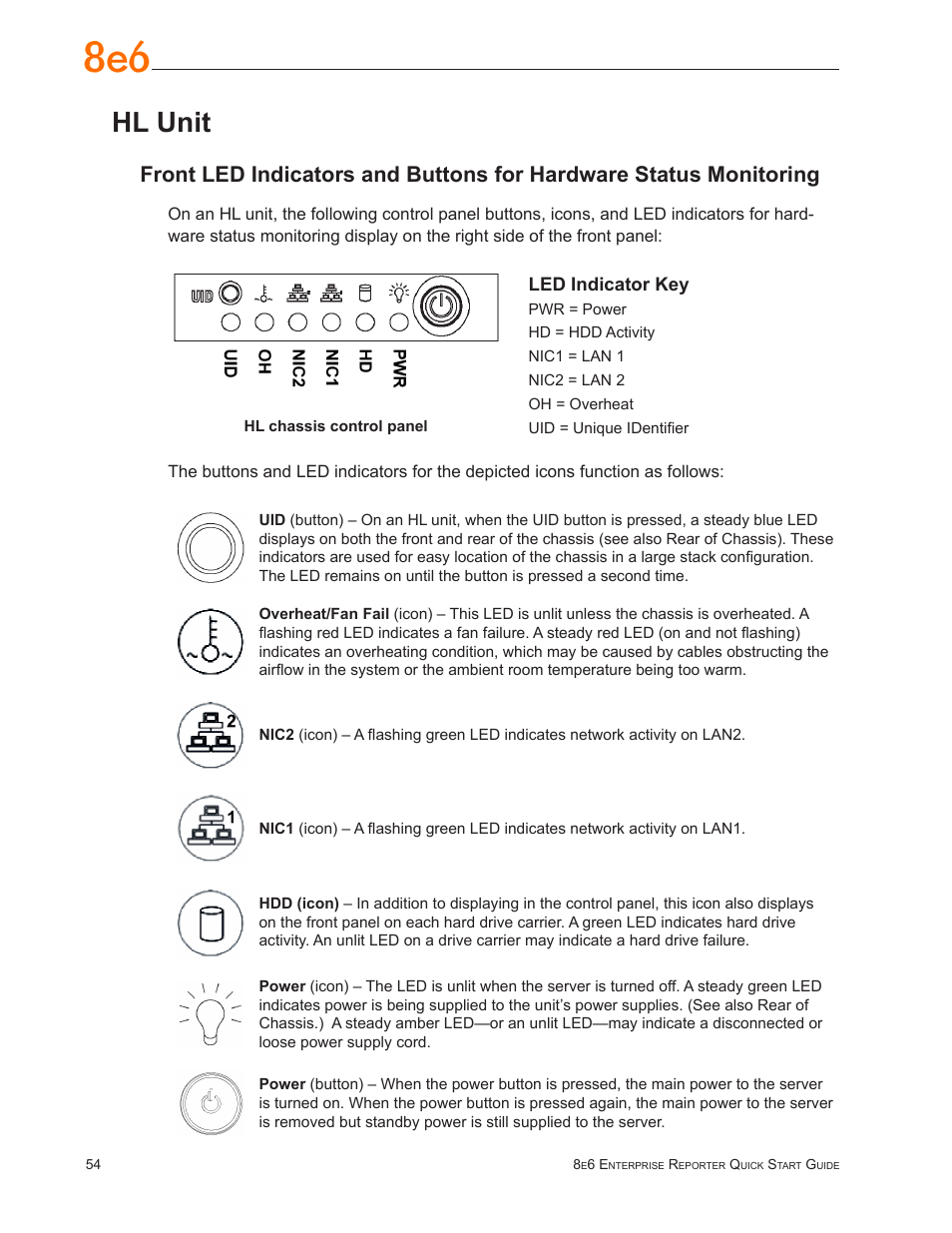 Hl unit | 8e6 Technologies Enterprise Reporter SL-002-002 User Manual | Page 58 / 76