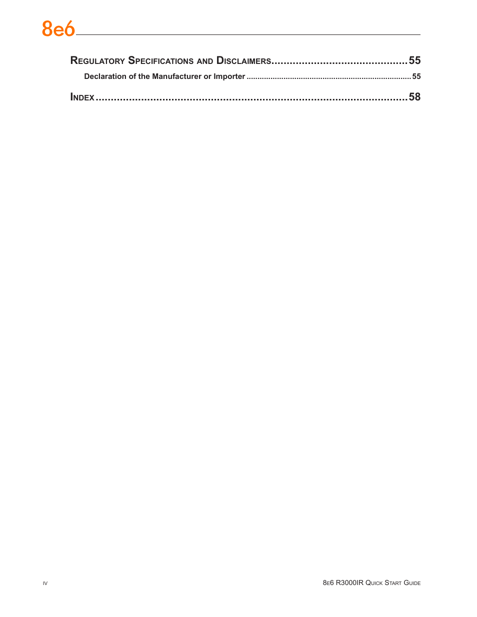 8e6 Technologies Enterprise Filter R3000IR User Manual | Page 4 / 64