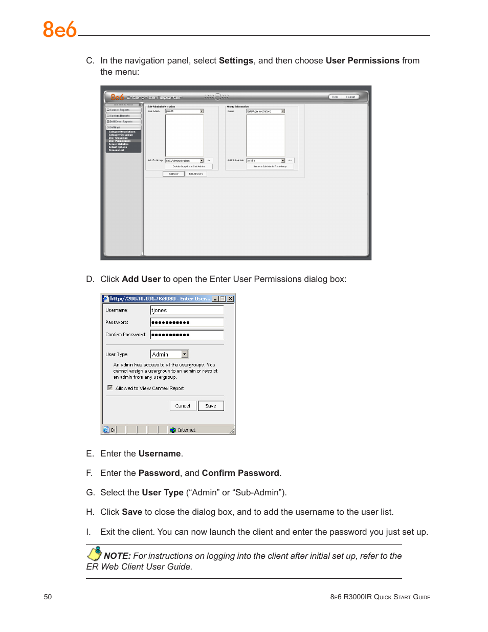 8e6 Technologies Enterprise Filter R3000IR User Manual | Page 54 / 64