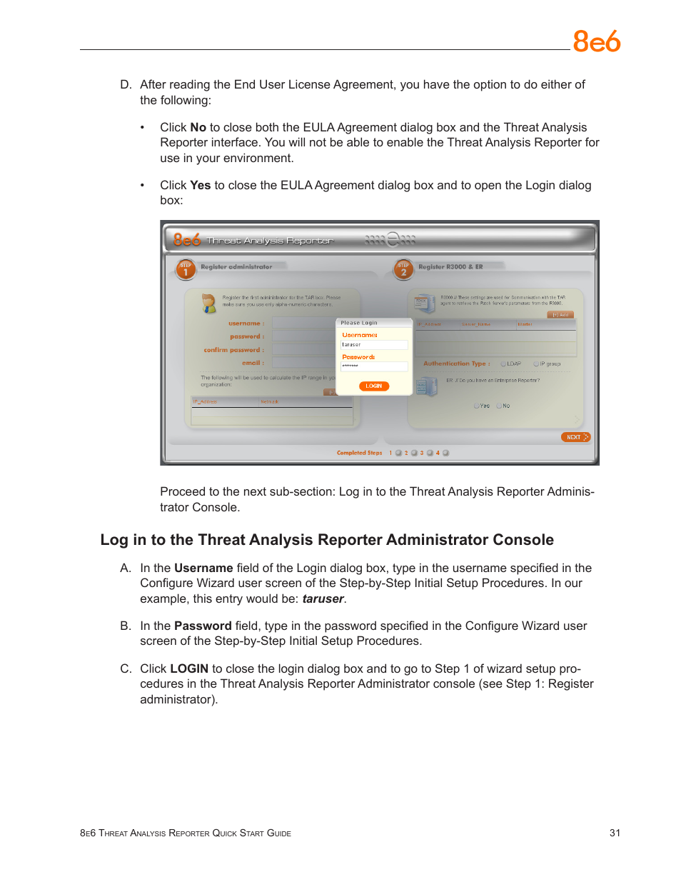 8e6 Technologies Threat Analysis Reporter TAR 1.0 User Manual | Page 35 / 54