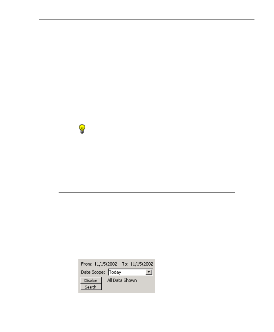 Date scope, Usage in reports, Date scope field | 8e6 Technologies 3 User Manual | Page 143 / 215