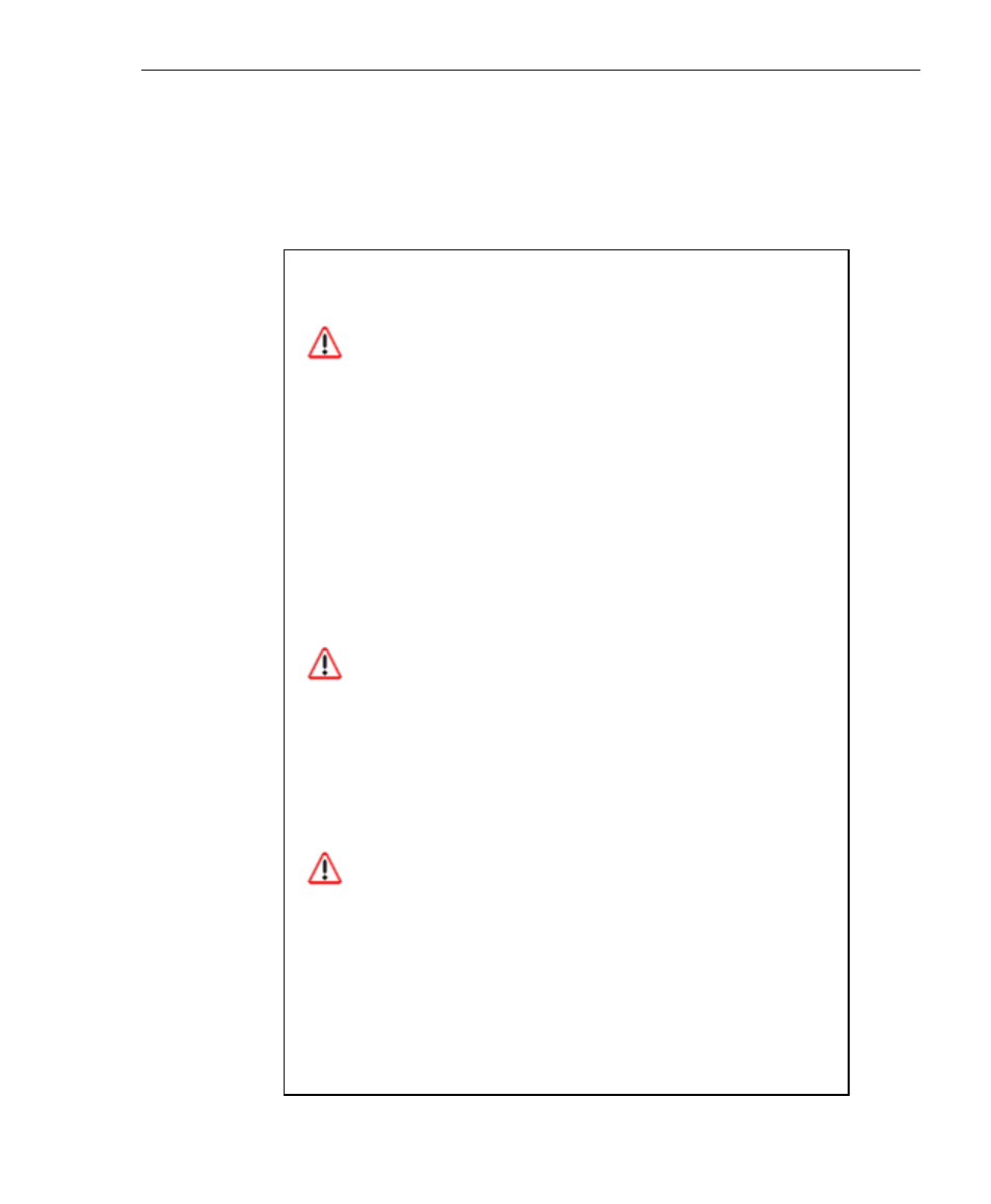 Warnings | 8e6 Technologies 3 User Manual | Page 59 / 215