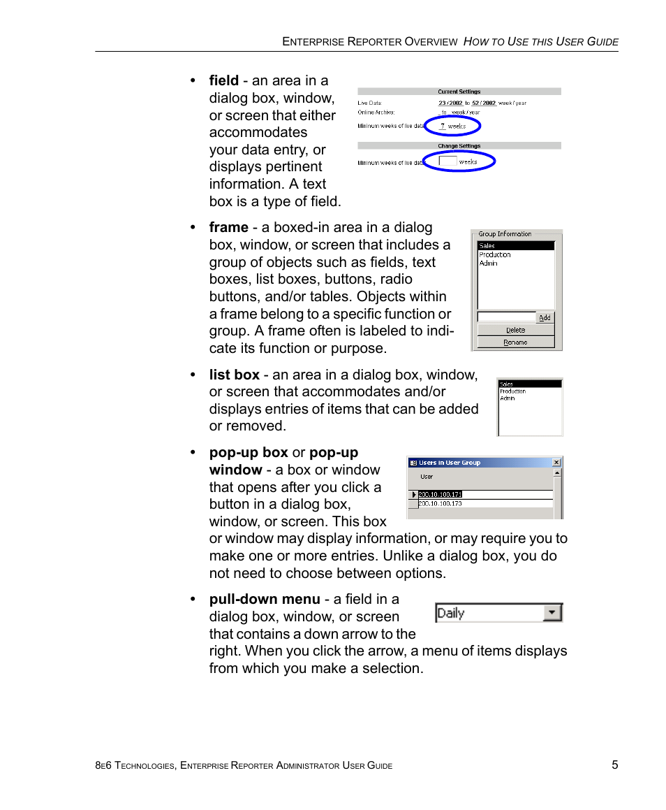 8e6 Technologies ER 4.0 User Manual | Page 13 / 118