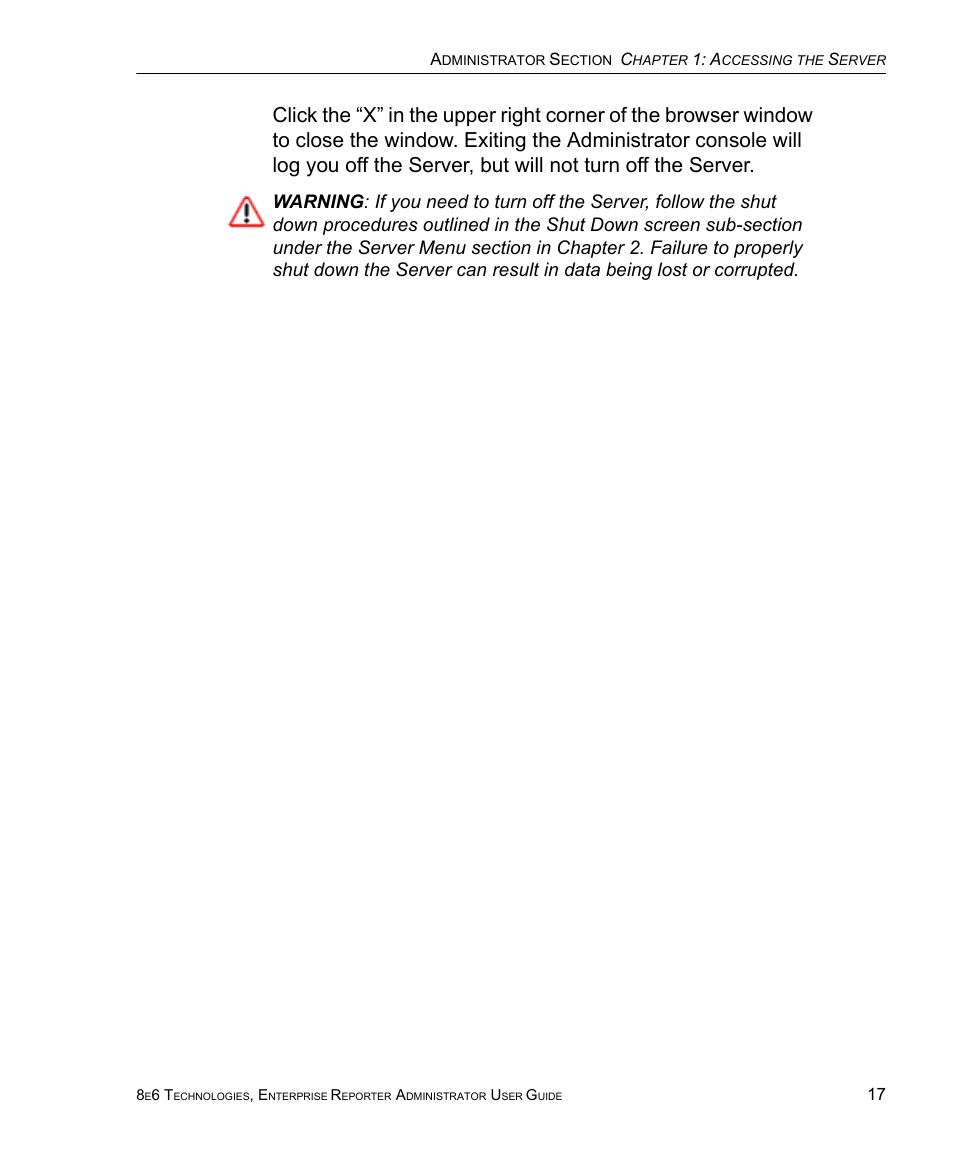8e6 Technologies ER 4.0 User Manual | Page 25 / 118