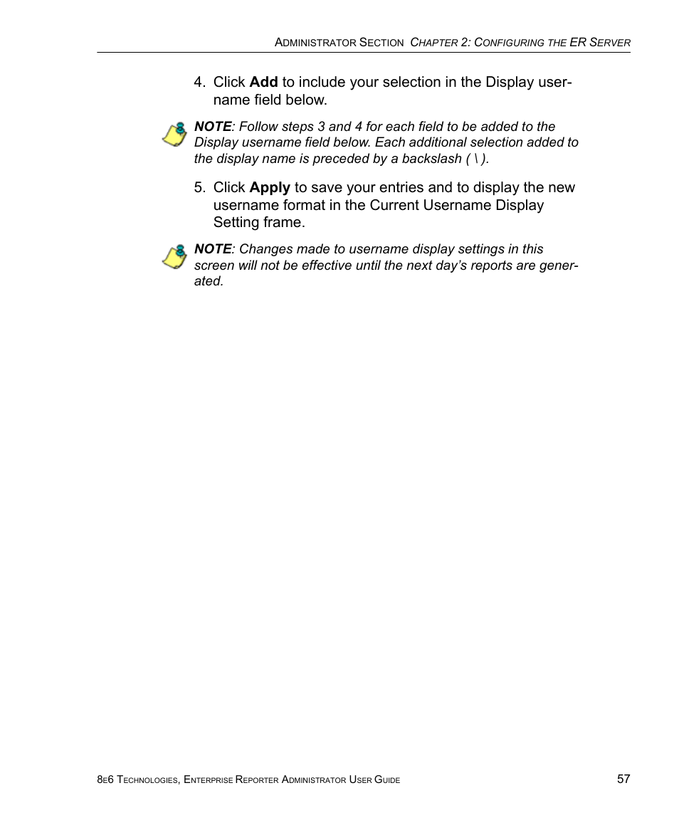 8e6 Technologies ER 4.0 User Manual | Page 65 / 118