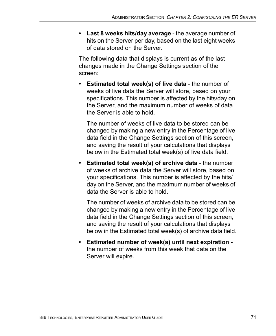 8e6 Technologies ER 4.0 User Manual | Page 79 / 118