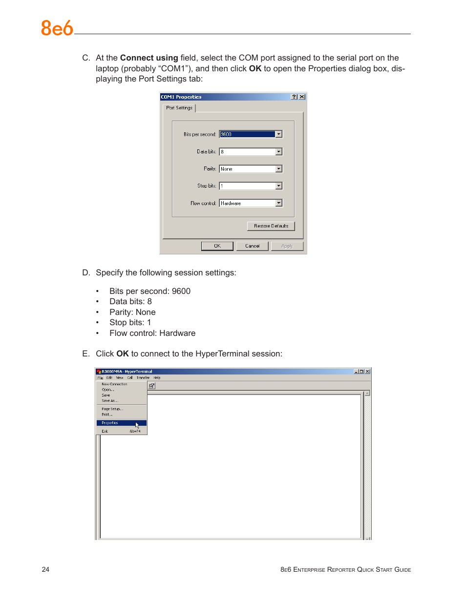 8e6 Technologies ER3-100 (5K02-55) User Manual | Page 28 / 74