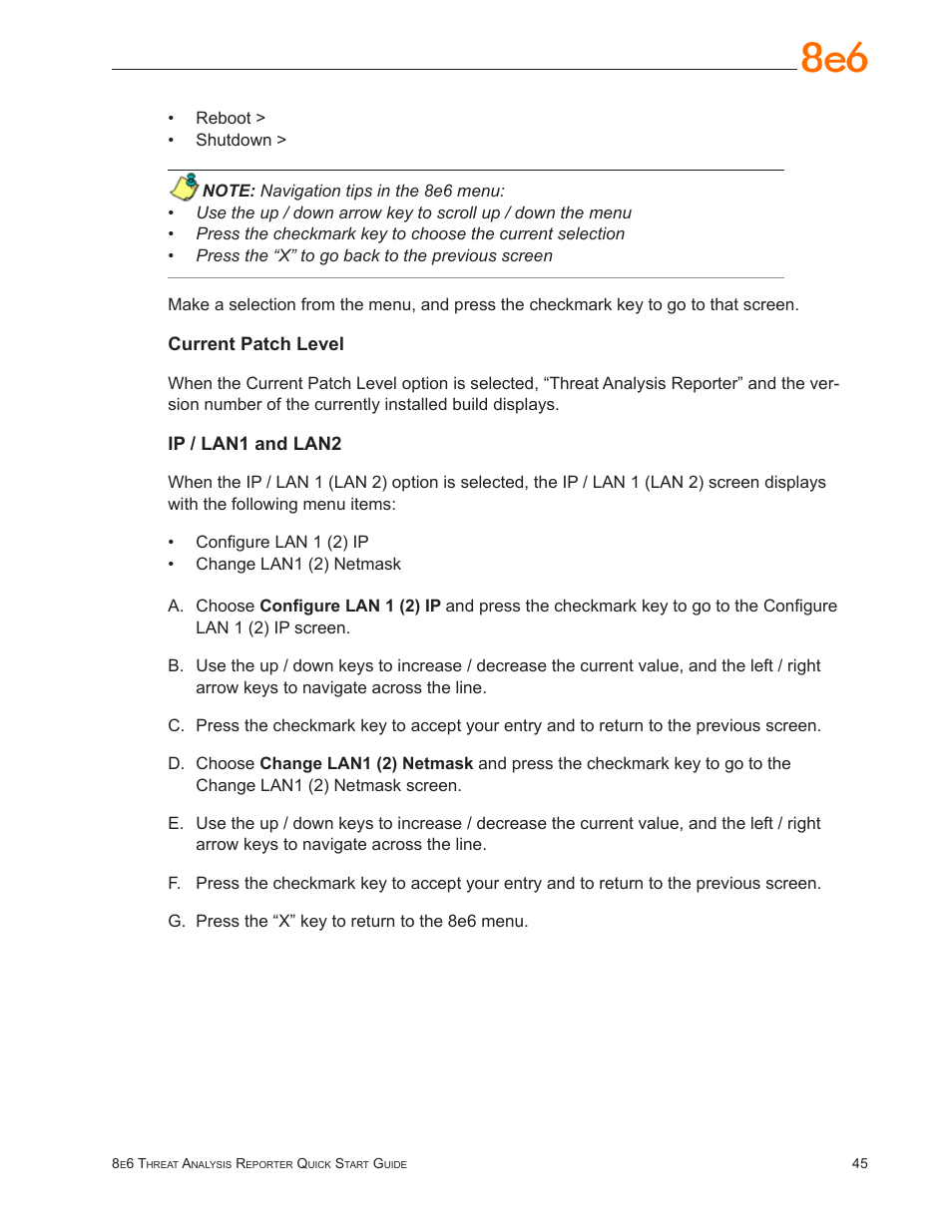 8e6 Technologies Threat Analysis Reporter TAR User Manual | Page 49 / 76