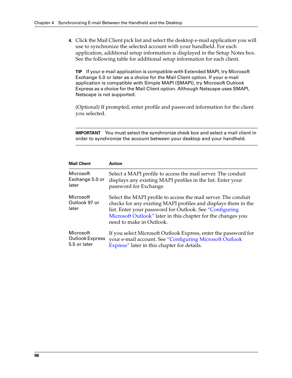 2nd Ave. Palm VersaMail 2.5 User Manual | Page 102 / 166