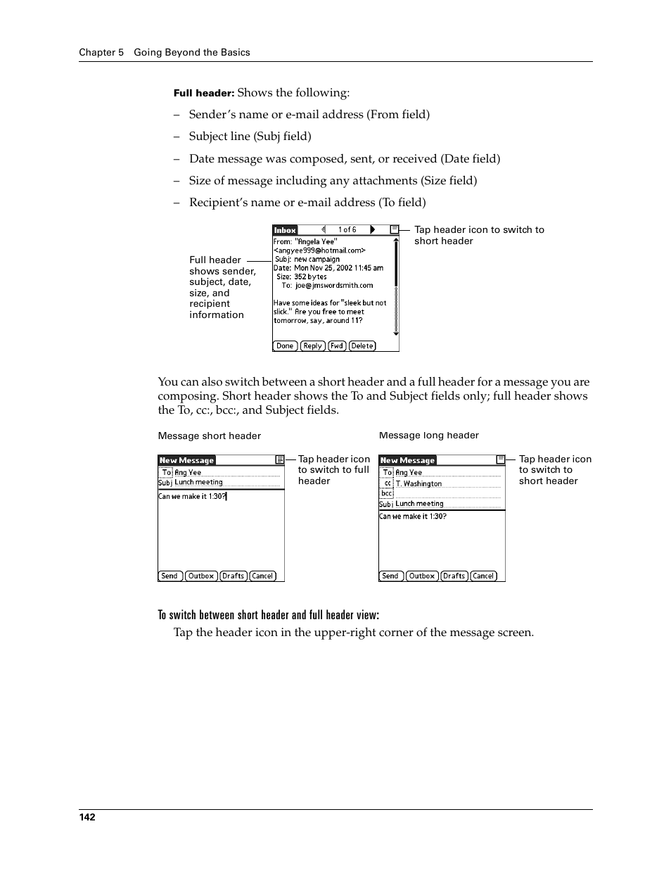 2nd Ave. Palm VersaMail 2.5 User Manual | Page 148 / 166