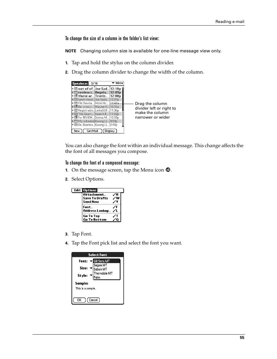 2nd Ave. Palm VersaMail 2.5 User Manual | Page 61 / 166