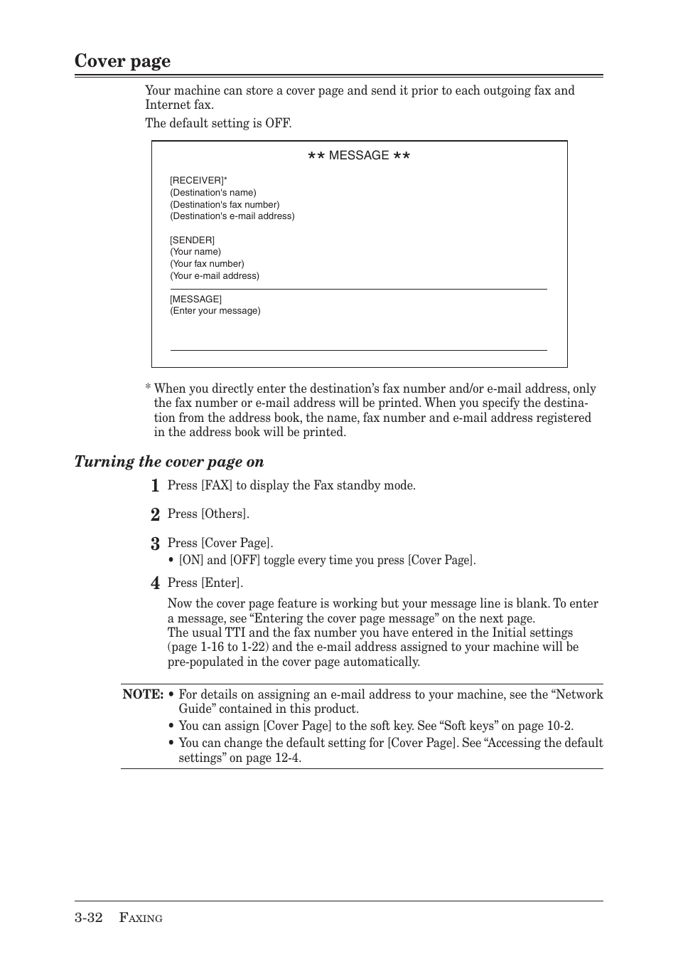 Cover page | Muratec MX-2030 User Manual | Page 114 / 396