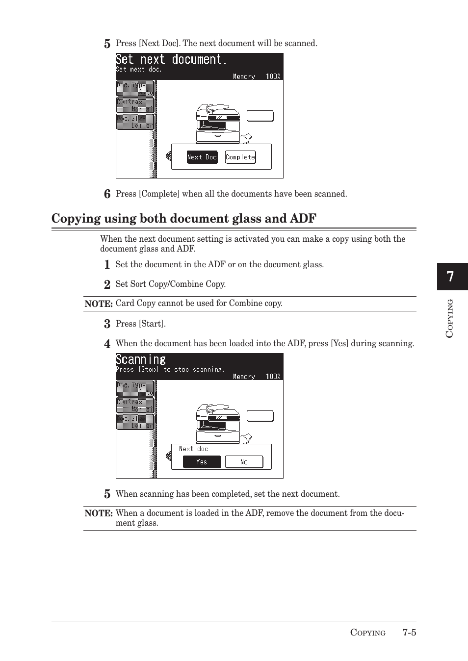Copying using both document glass and adf | Muratec MX-2030 User Manual | Page 237 / 396