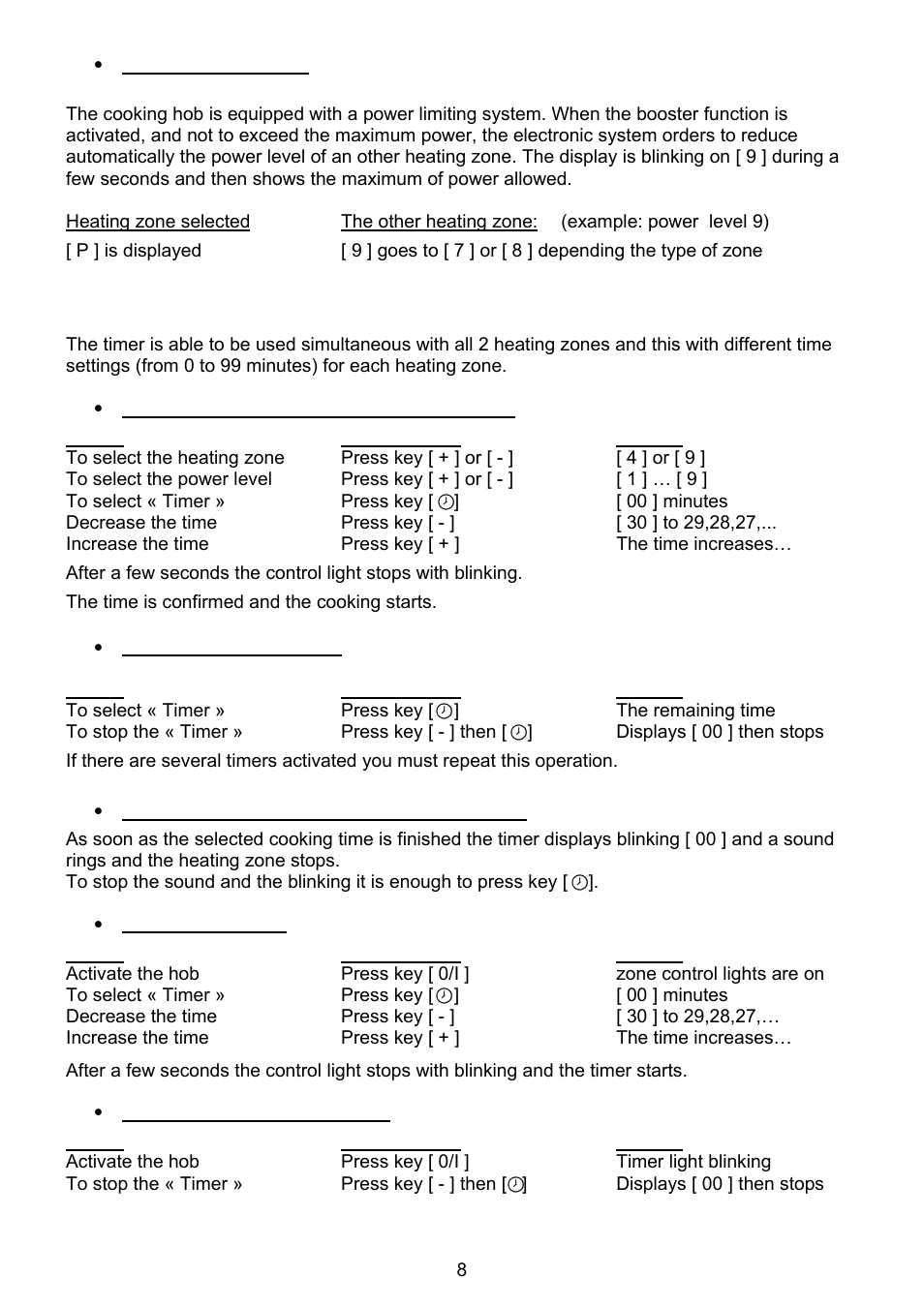 321 Studios INDUCTION HOBS 7322 230 User Manual | Page 21 / 28