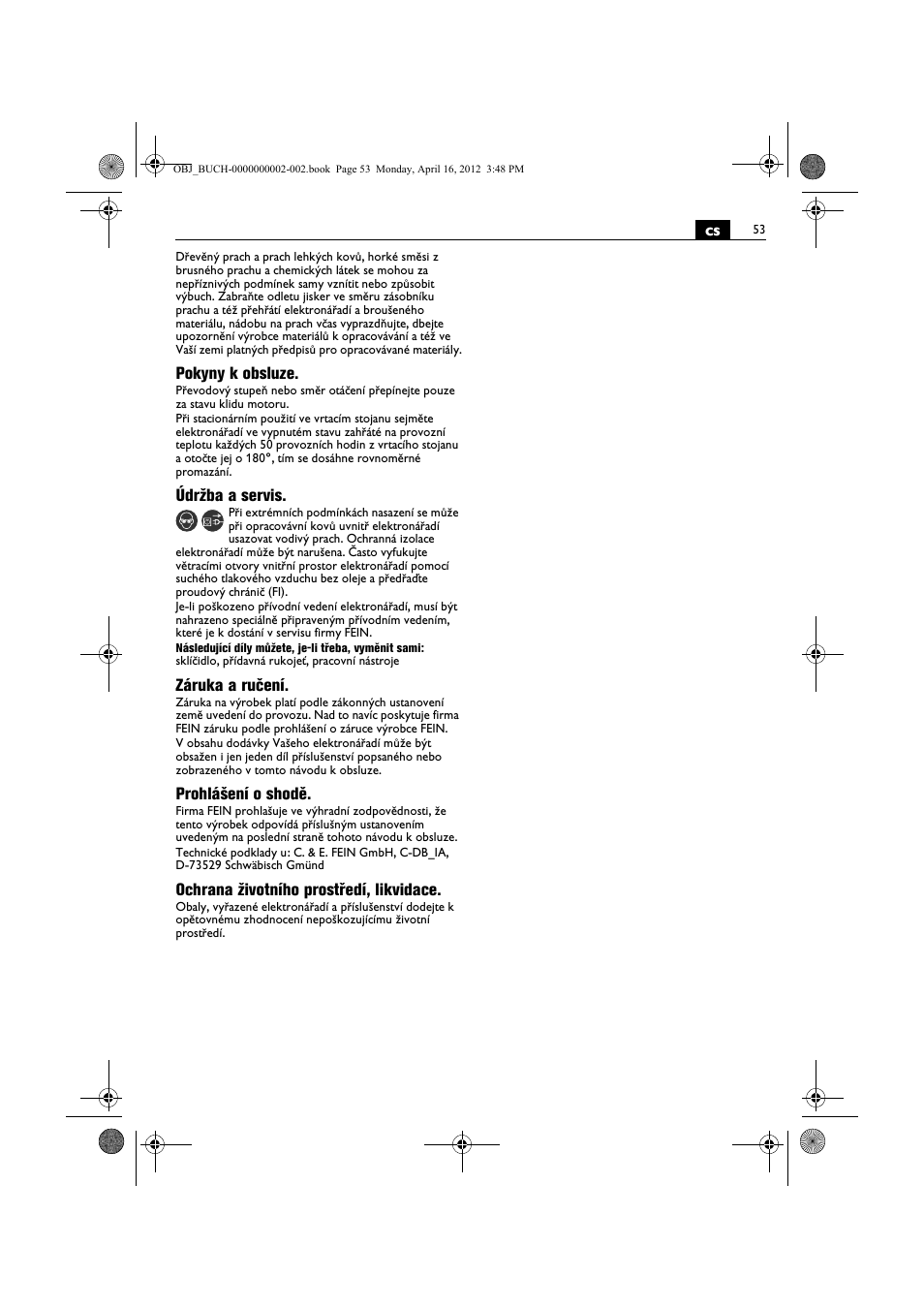 Fein BOP 13-2 User Manual | Page 53 / 110