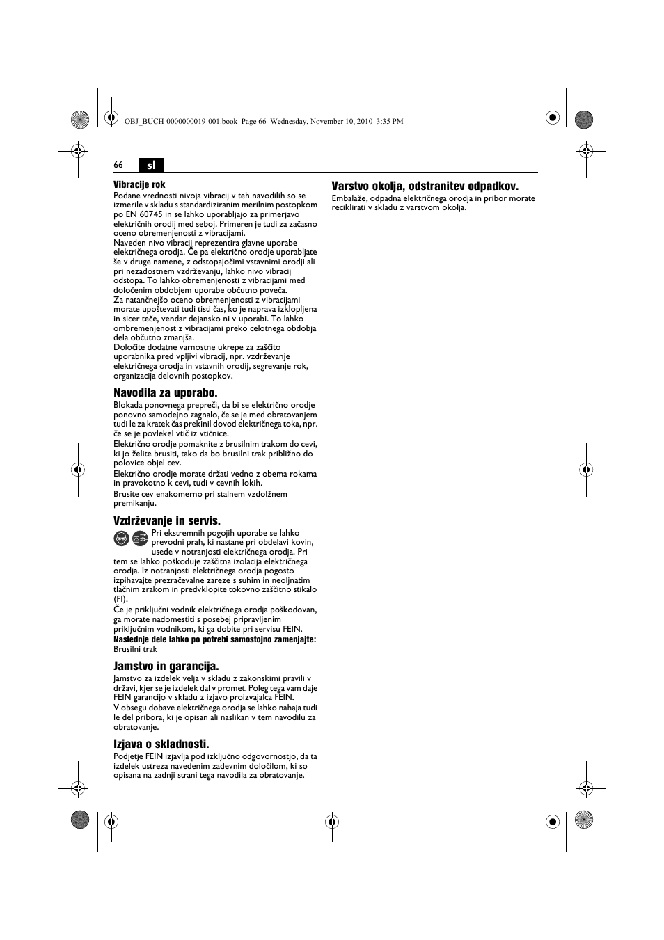 Fein RS 10-70E User Manual | Page 66 / 113
