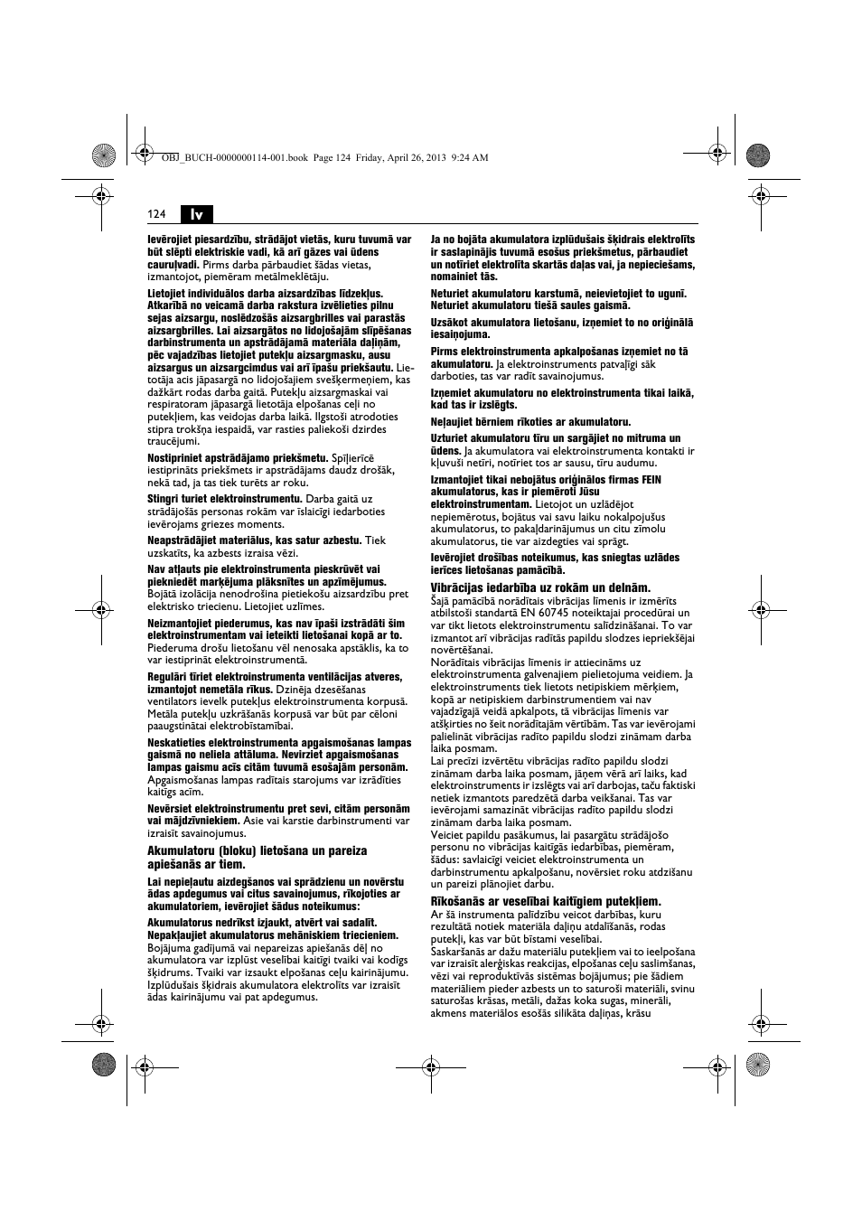 Fein ASCM_18QXC User Manual | Page 124 / 154