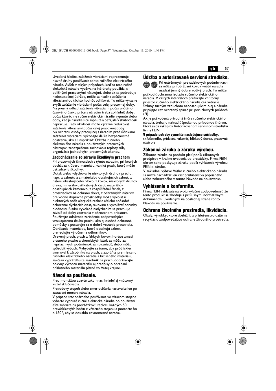 Fein DSeu 638 User Manual | Page 57 / 112