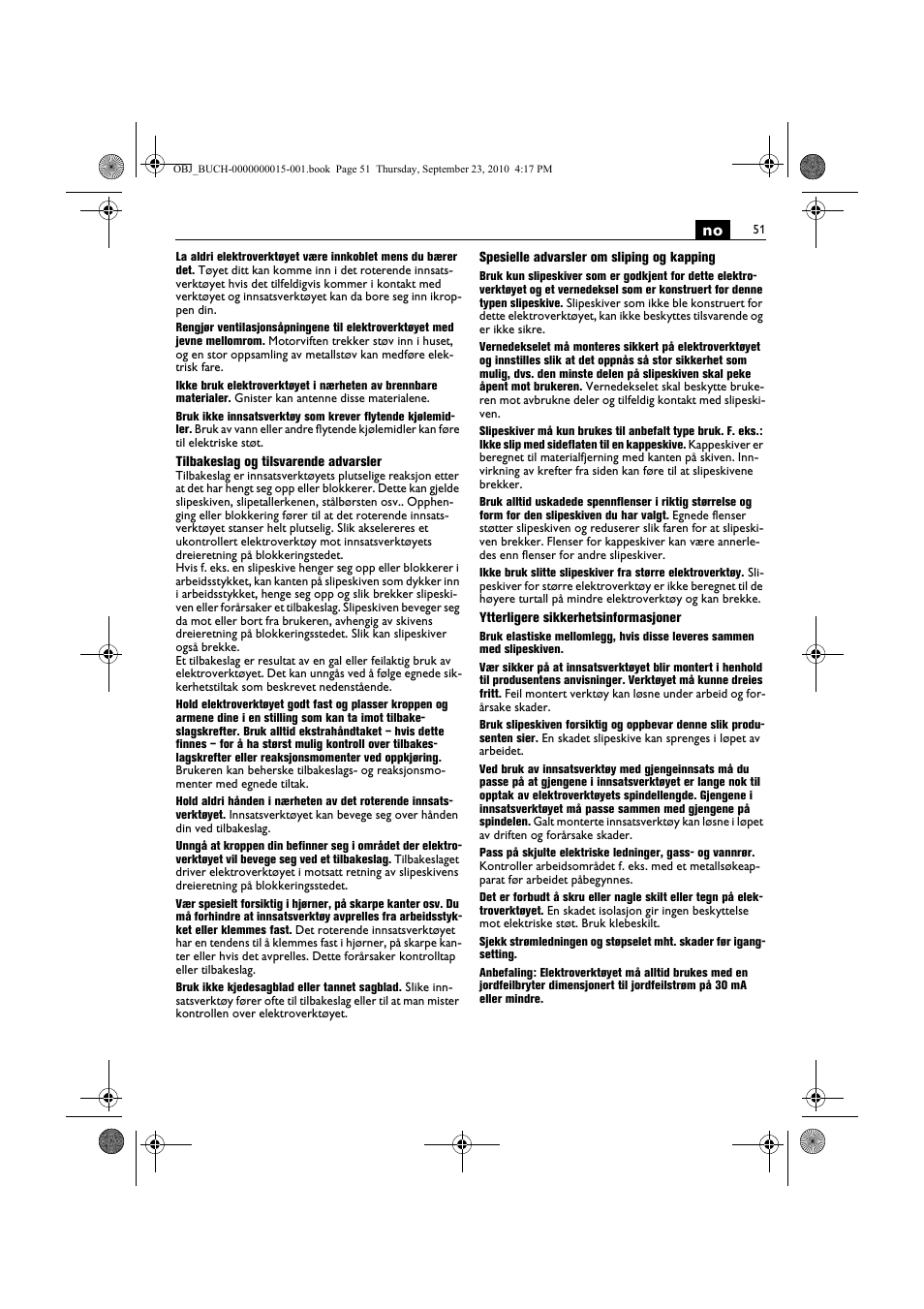 Fein MSfv_649_1 User Manual | Page 51 / 152