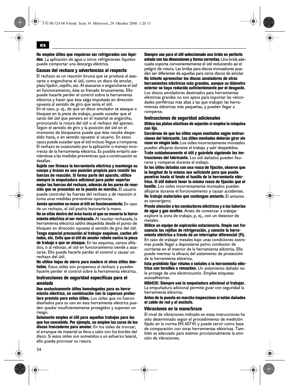 Fein MSh_636-1 User Manual | Page 34 / 82