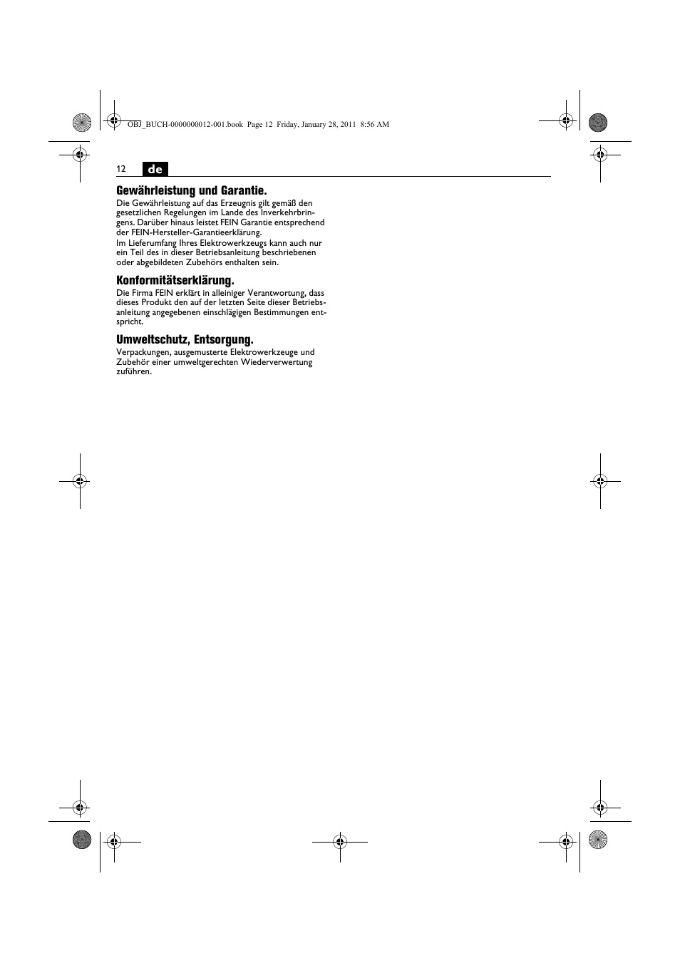 Fein SCS_6.3-19 User Manual | Page 12 / 95