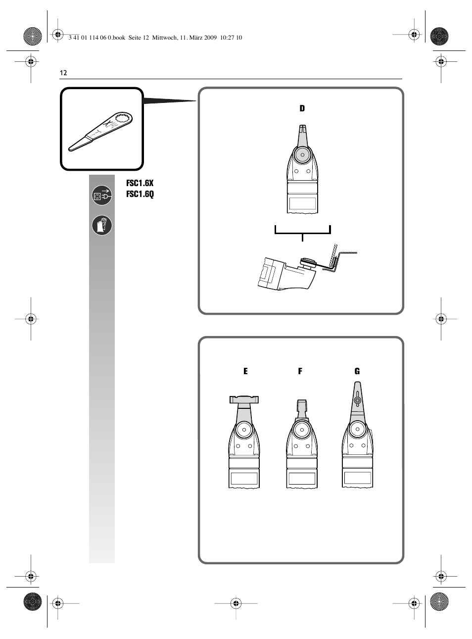 Ef g d fsc1.6x fsc1.6q | Fein Cargo User Manual | Page 12 / 77
