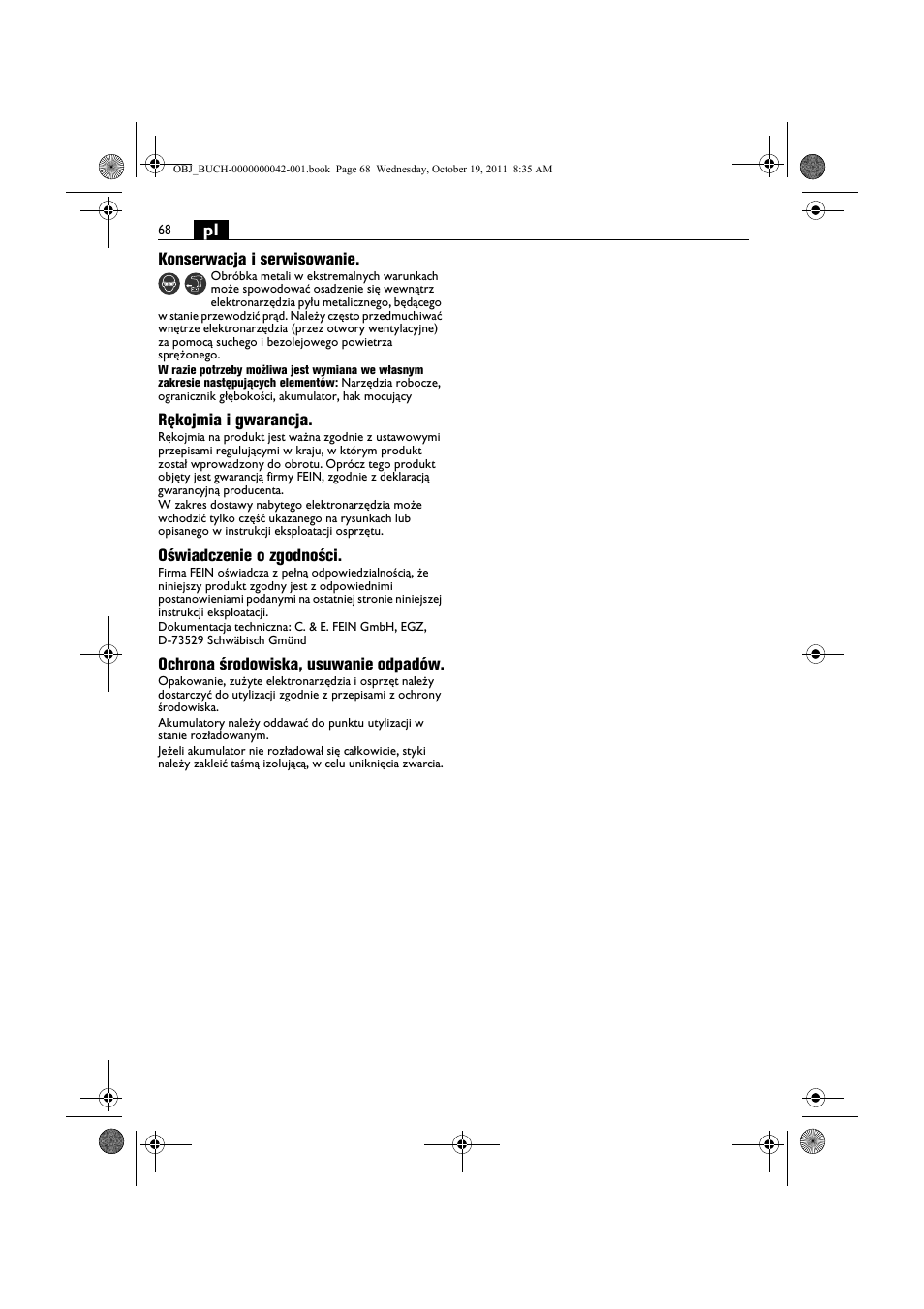 Fein ASCS_6.3 User Manual | Page 68 / 125