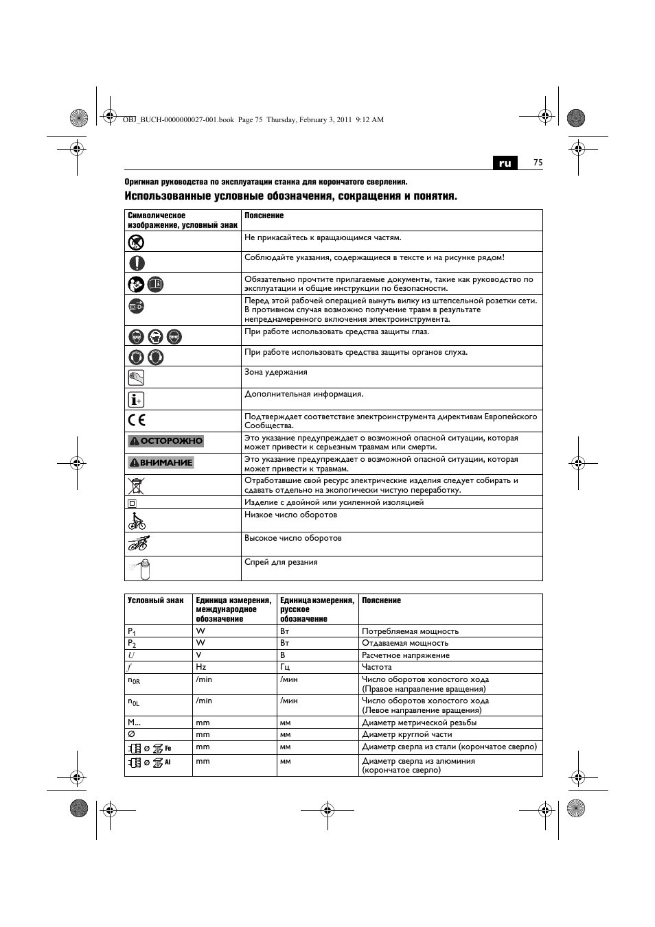 Fein KBH25 User Manual | Page 75 / 117